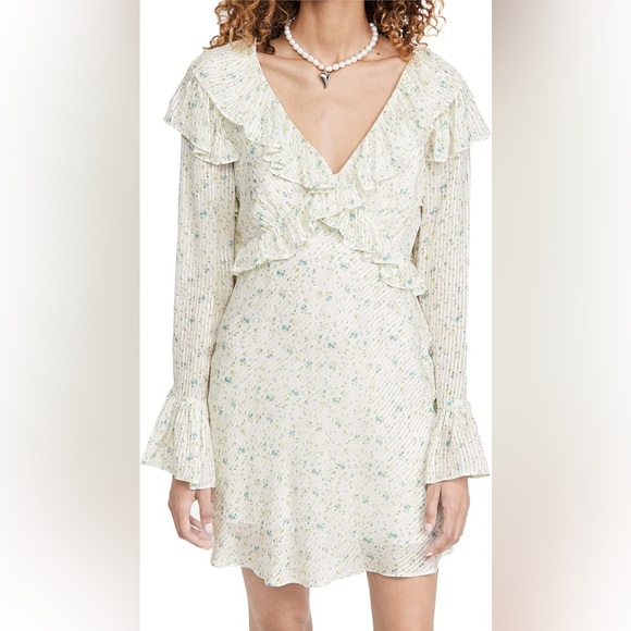 Free People Dresses & Skirts - 🔥🔥🔥NEW Free People Floral Long Sleeves Ruffle Dress